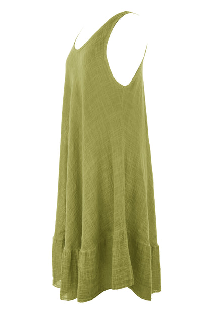 Sleeveless Bias Cut Dress