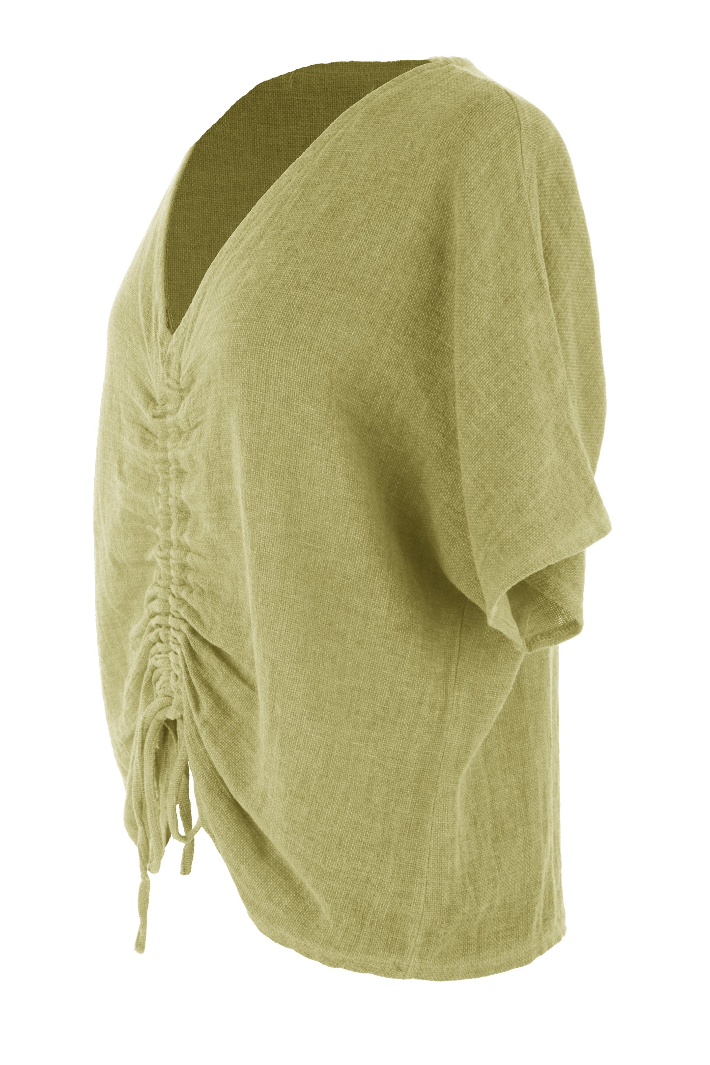 Ruched Front Teabag Top
