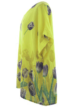 Load image into Gallery viewer, Tulip Print Necklace Cotton Top
