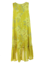 Load image into Gallery viewer, Floral Frill Hem Linen Dress

