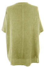 Load image into Gallery viewer, Twist Hem Teabag Linen Top
