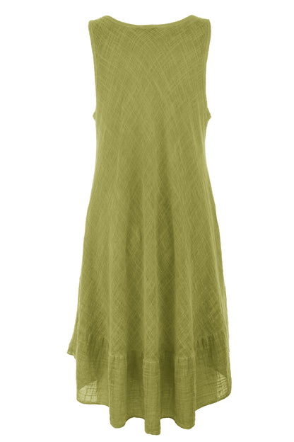 Sleeveless Bias Cut Dress