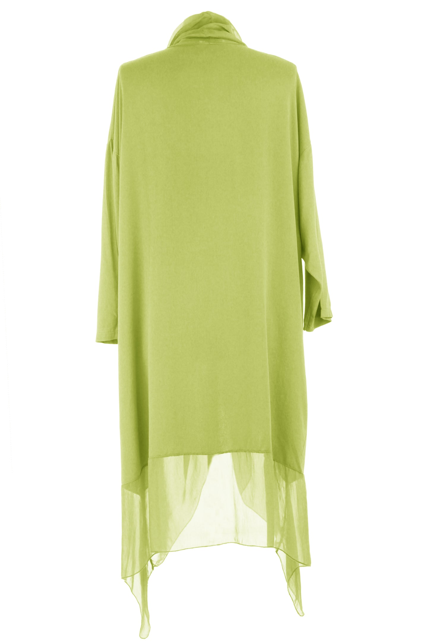 Crossover Silk Panel Tunic