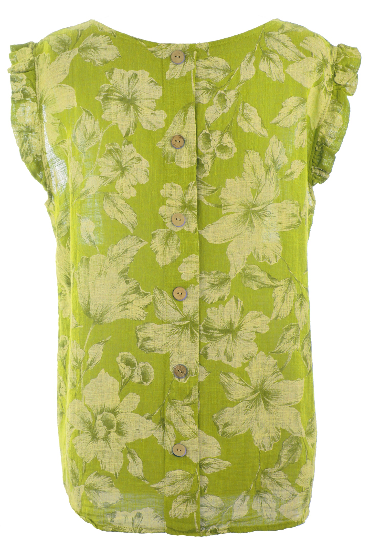 Floral Sleeveless Cotton Top