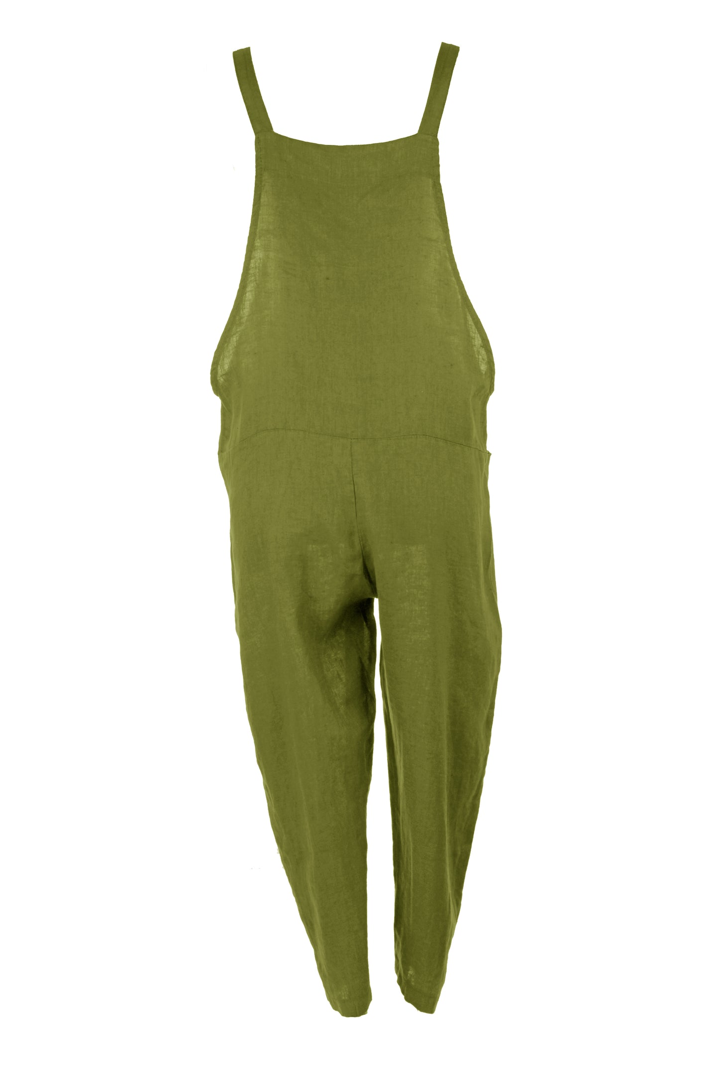 Tie Knot Linen Dungarees