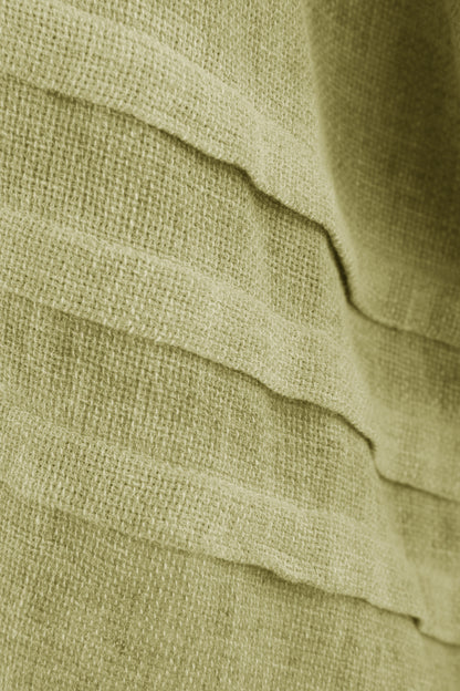 Pleat Detail Teabag Linen Top