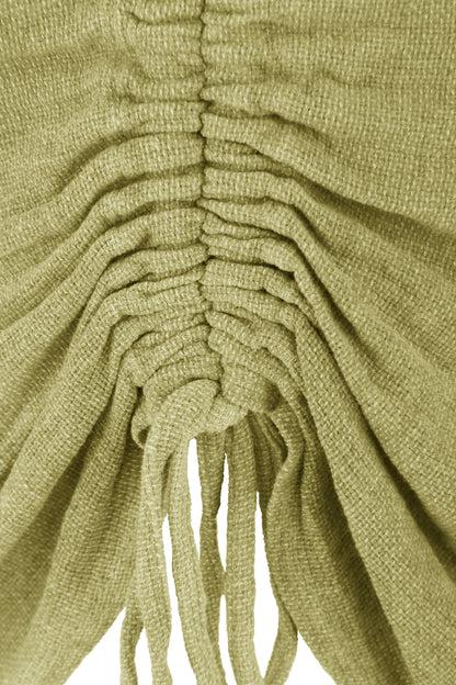 Ruched Front Teabag Top
