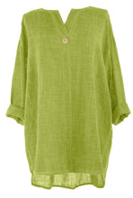 Load image into Gallery viewer, Button Detail Cotton Top
