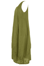 Load image into Gallery viewer, Square Neck Linen Dress
