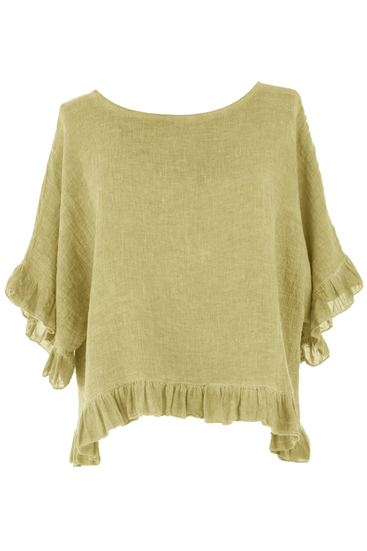 Frill Hem Teabag Top
