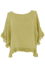 Load image into Gallery viewer, Frill Hem Teabag Top
