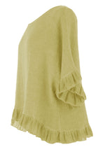 Load image into Gallery viewer, Frill Hem Teabag Top
