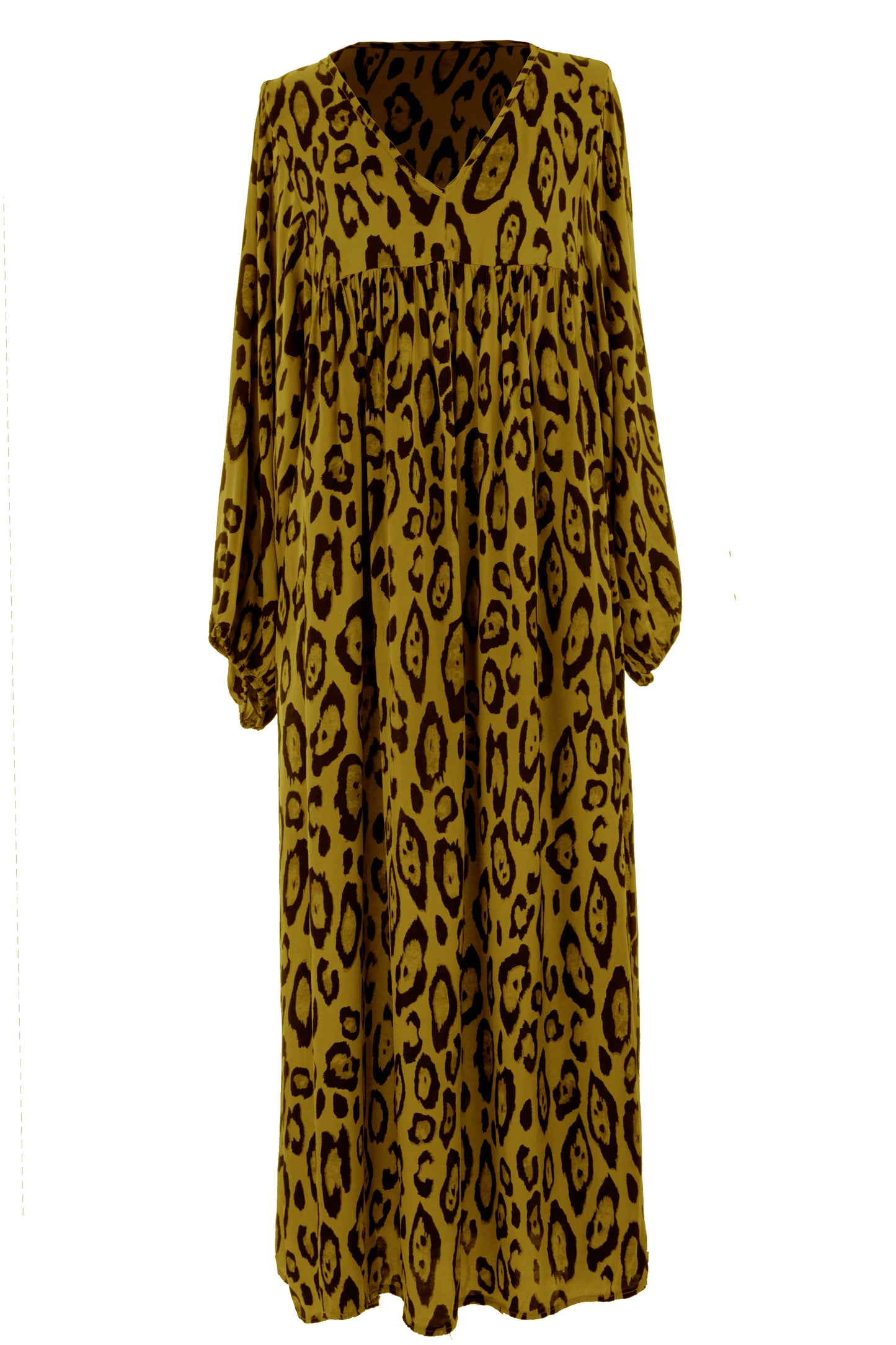 Leopard Print Maxi Dress