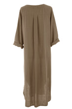 Load image into Gallery viewer, One Button Detail Midi Dress
