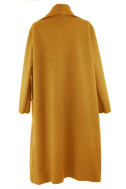 Plain Boucle Coat