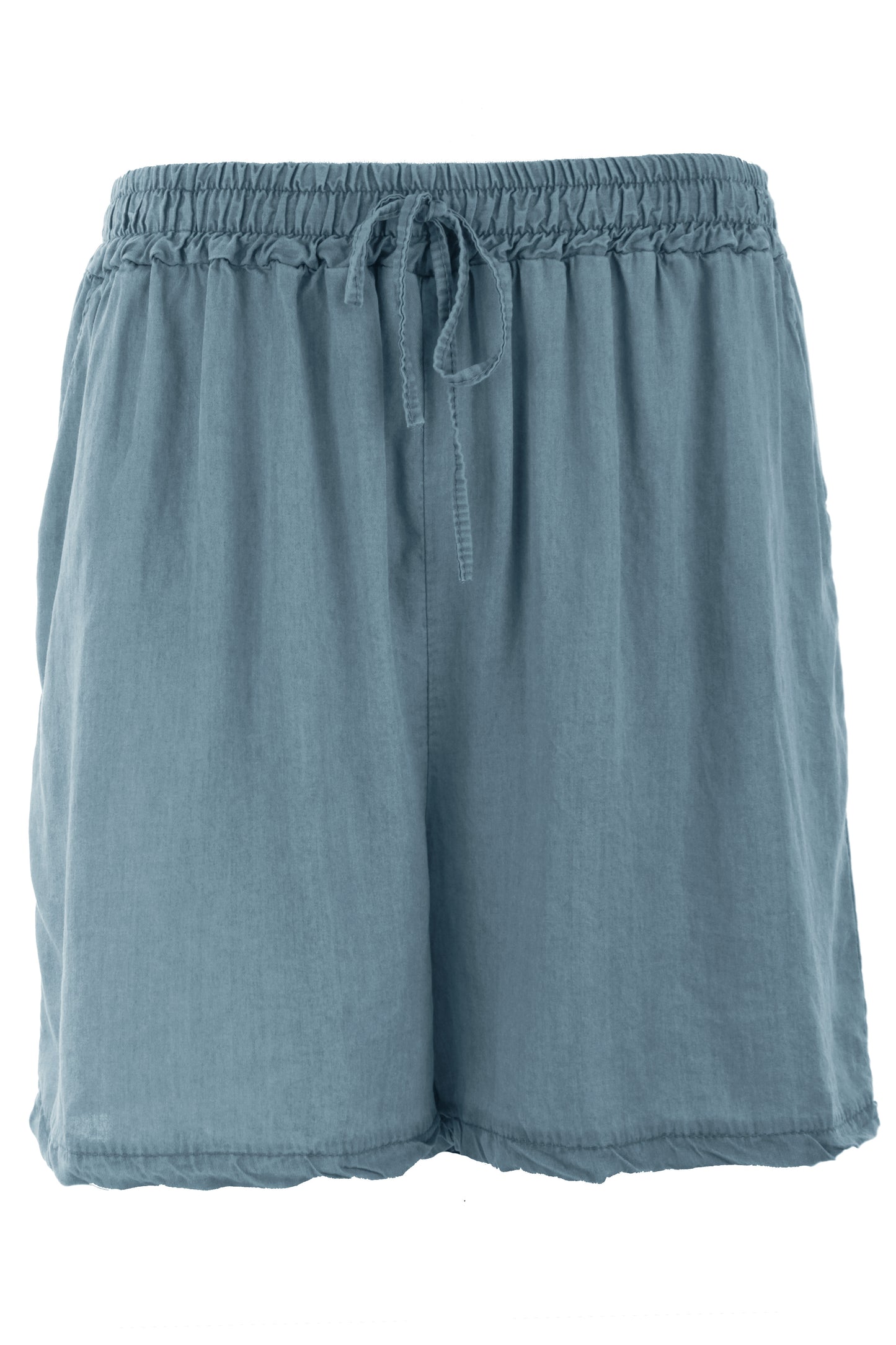 Plain Denim Shorts
