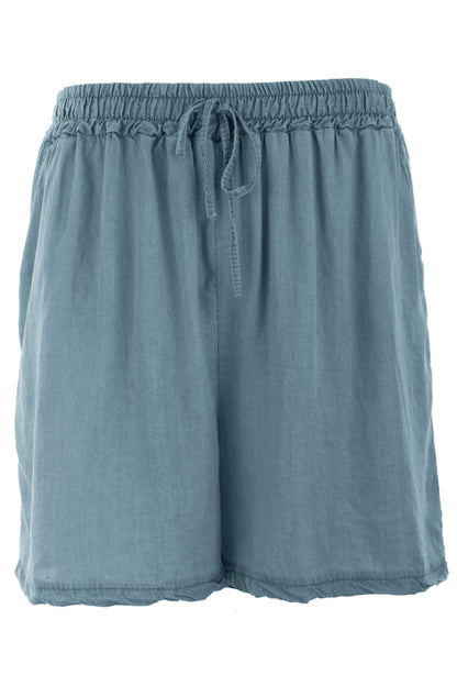 Plain Denim Shorts
