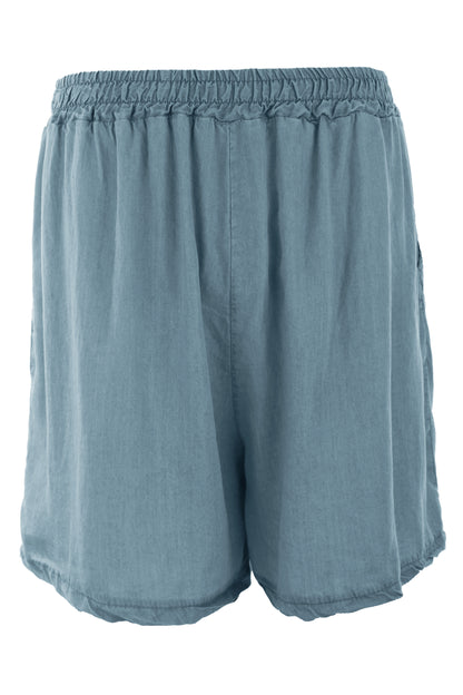 Plain Denim Shorts
