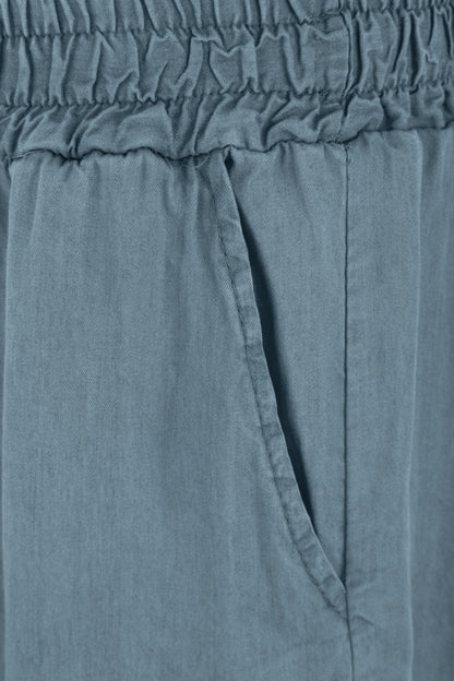 Plain Denim Shorts