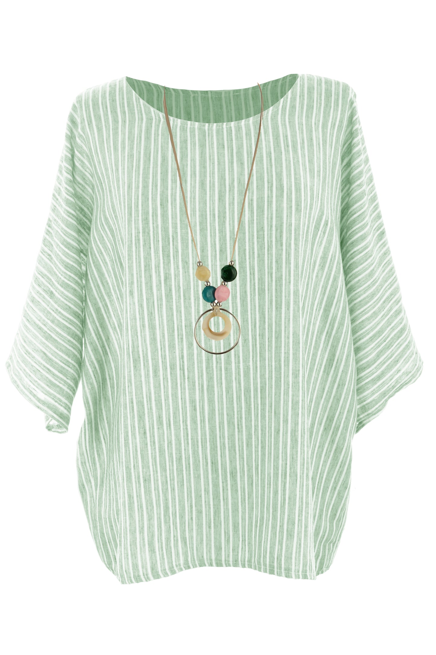 Stripe Necklace Top