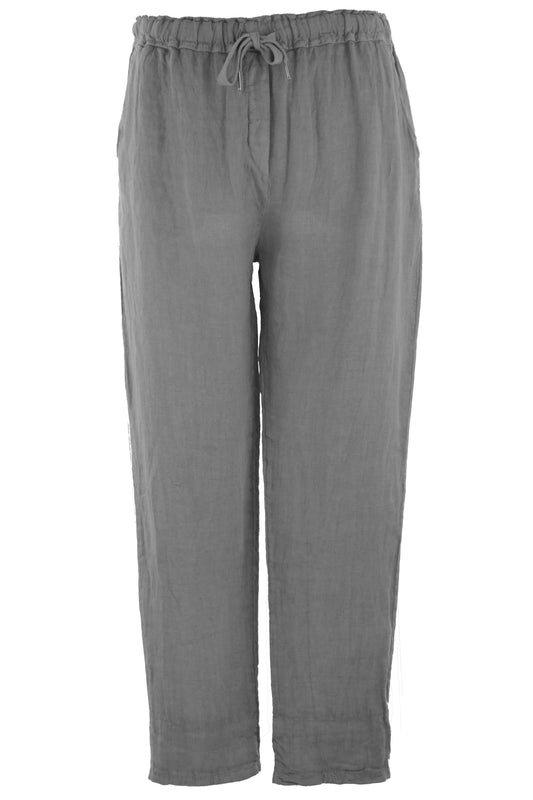 Tapered Linen Trouser