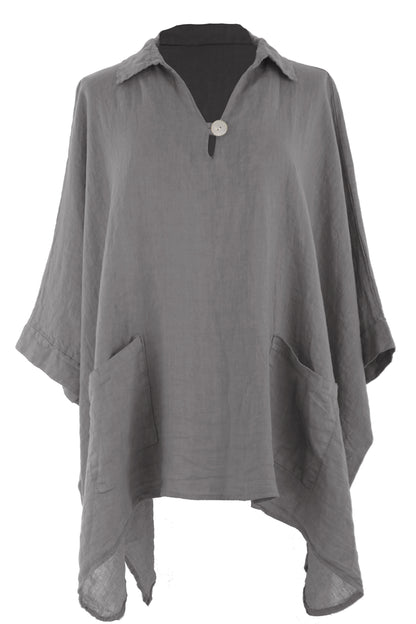 2 Pocket Linen Kaftan