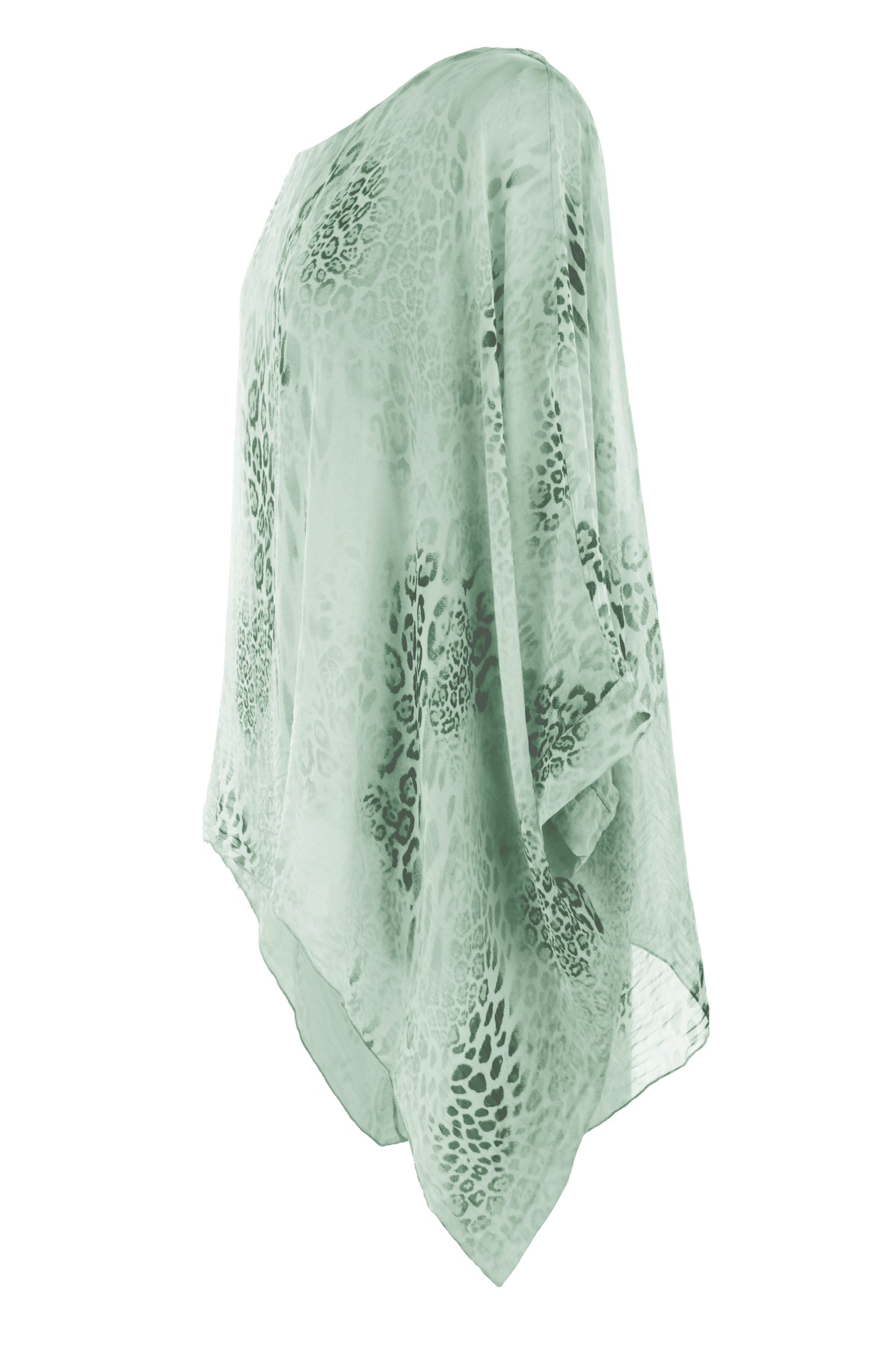 Leopard Print Silk Blouse