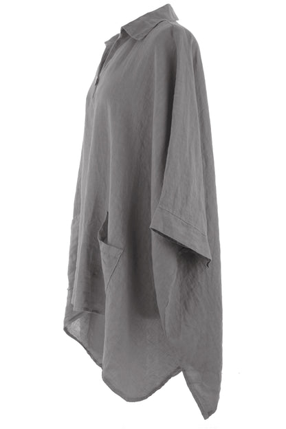 2 Pocket Linen Kaftan