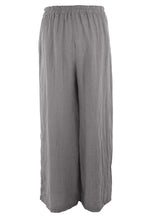 Load image into Gallery viewer, Tab Button Detail Linen Trouser
