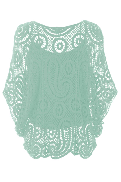 Paisley Crochet Top with Vest