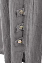 Load image into Gallery viewer, Tab Button Detail Linen Trouser
