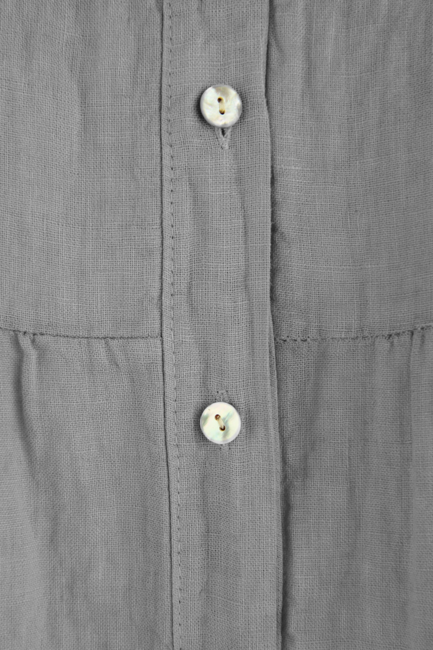 Sleeveless Tiered Linen Top