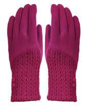 Load image into Gallery viewer, Button Cashmere Knit Gloves
