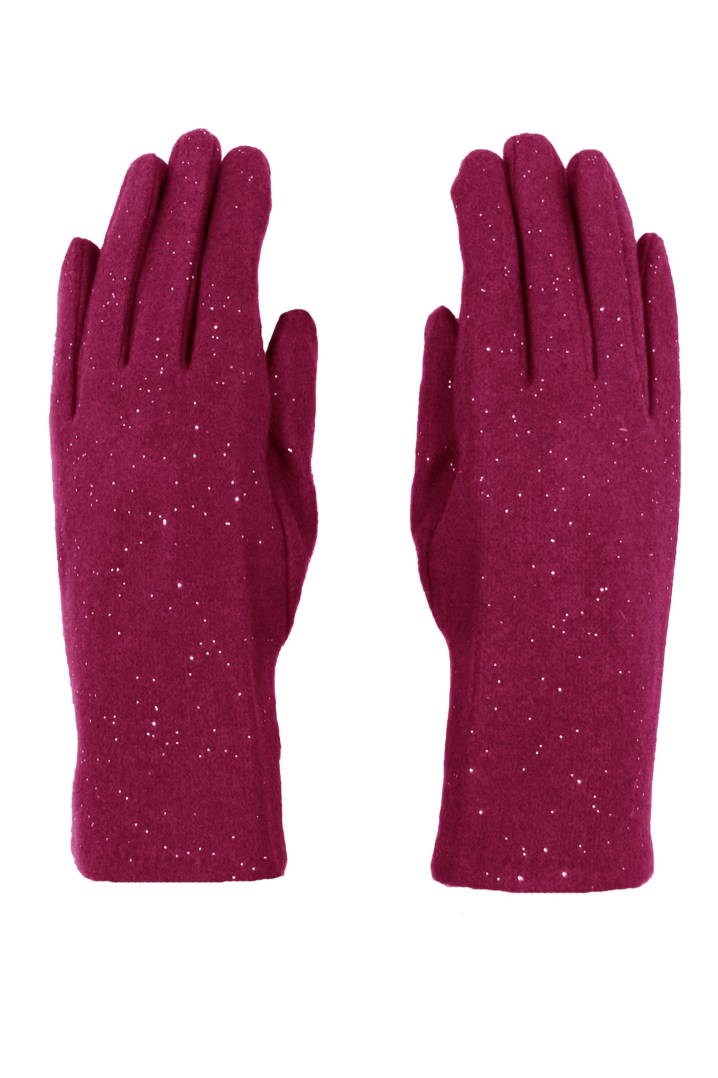 Glitter Detail Cashmere Fleece Gloves