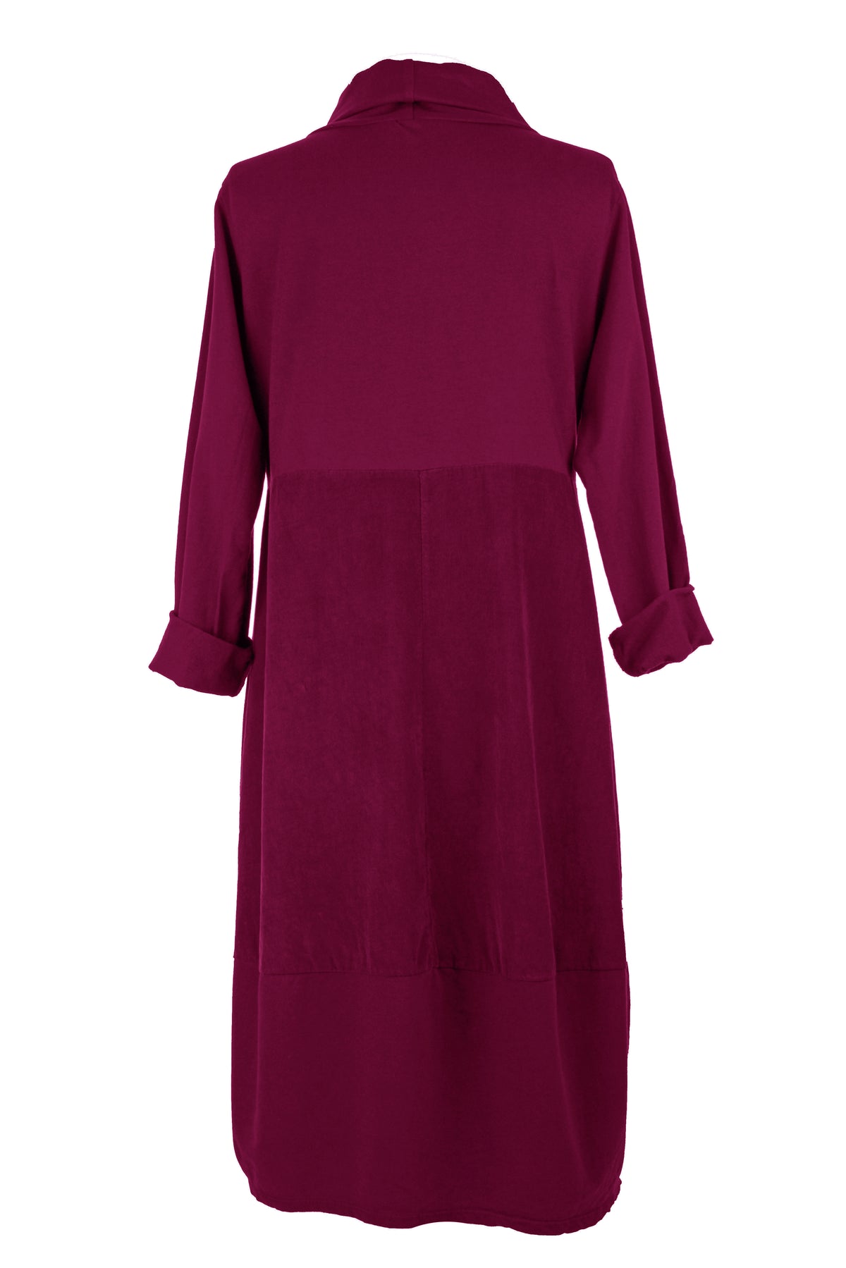 Cowl Corduroy Panel Midi