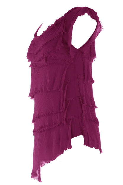 Sleeveless Rara Silk Top