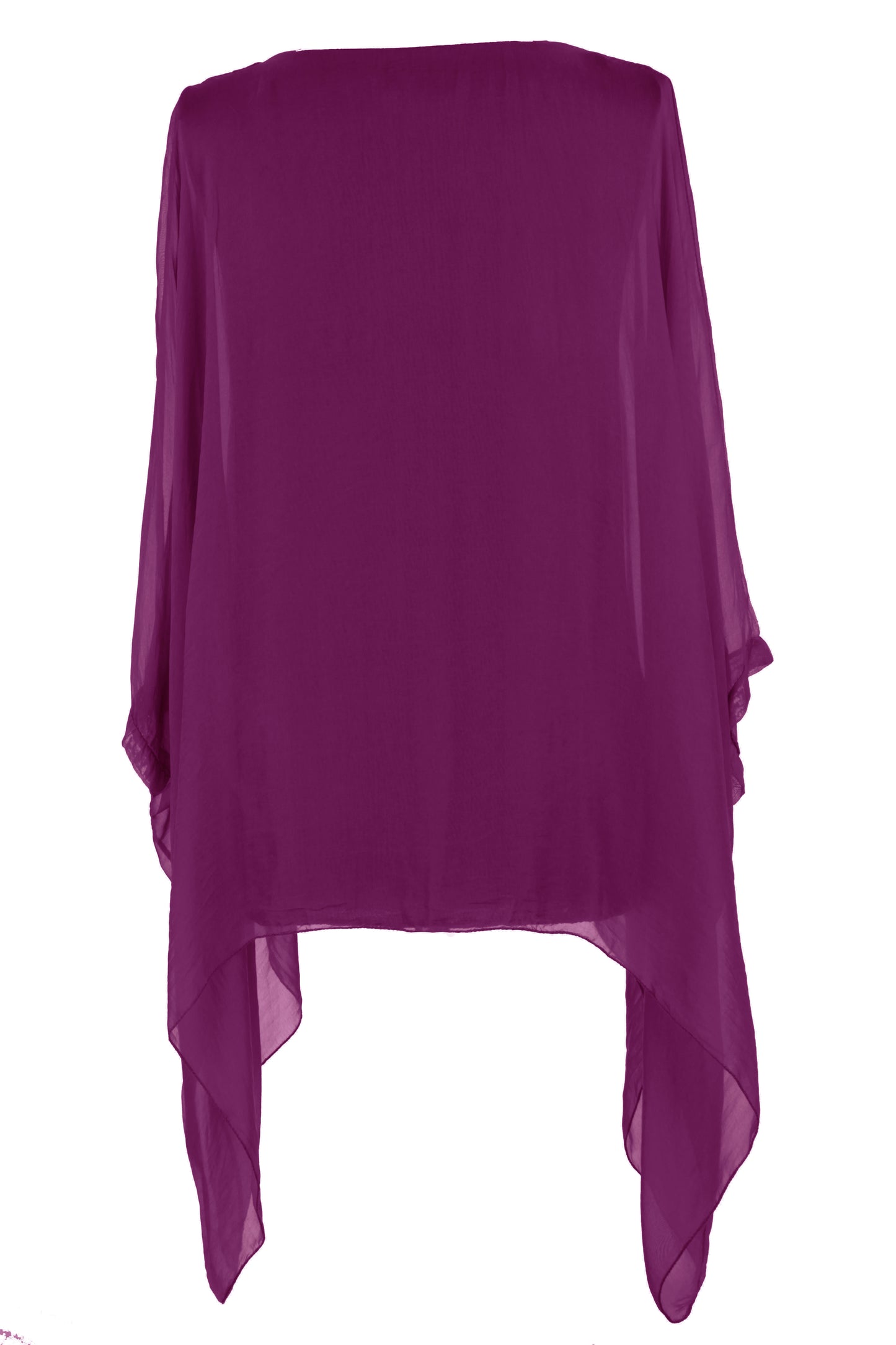 Batwing Silk Top