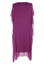 Load image into Gallery viewer, Flocking Script Midi Dress
