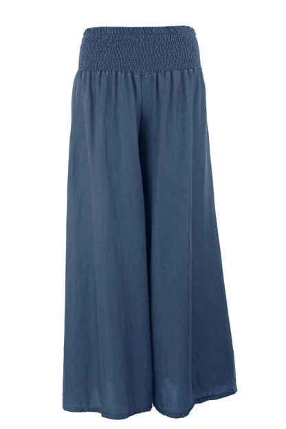 Denim Palazzo Trouser