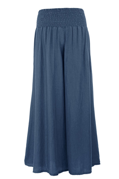 Denim Palazzo Trouser