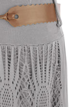 Load image into Gallery viewer, Crochet Tiered Belt Midi Skirt
