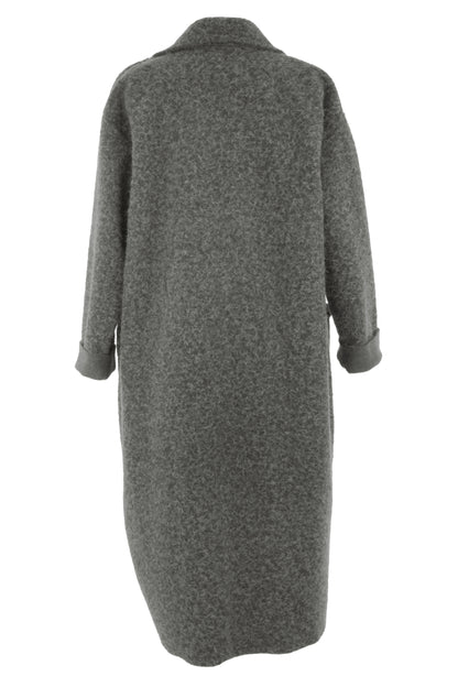 Collar 2 Button Textured Coat