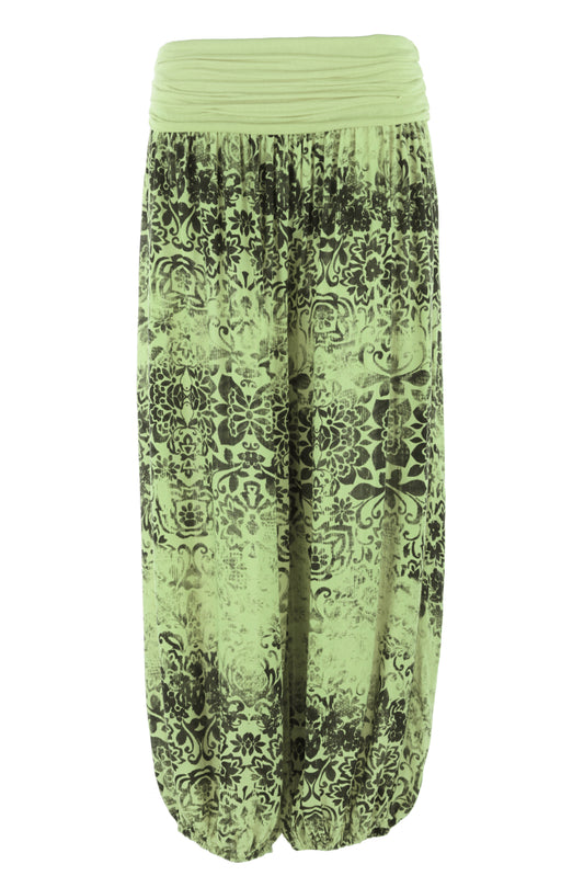 Floral Print Harem Trouser