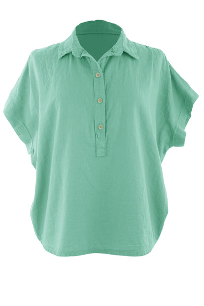 3 Button Linen Shirt