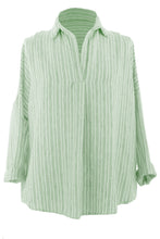 Load image into Gallery viewer, Collar Stripe Top
