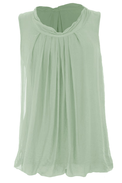 Puffball Silk Vest