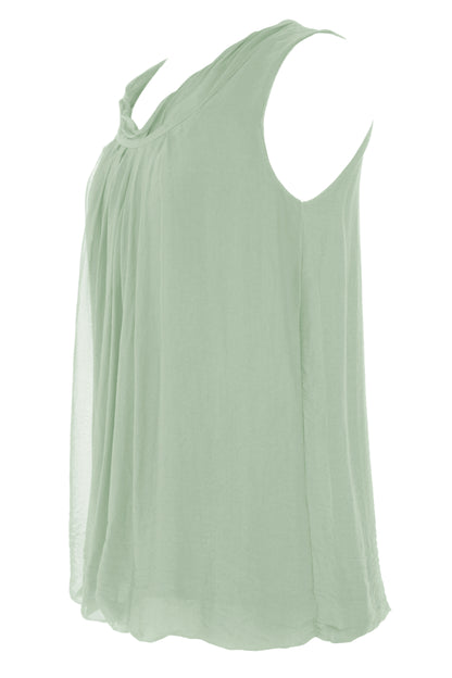 Puffball Silk Vest