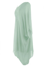 Load image into Gallery viewer, Ruched Front Silk Dress
