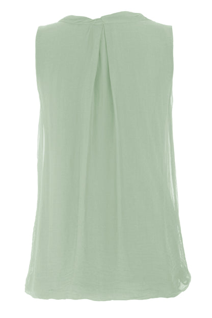 Puffball Silk Vest