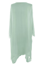 Load image into Gallery viewer, Ruched Front Silk Dress
